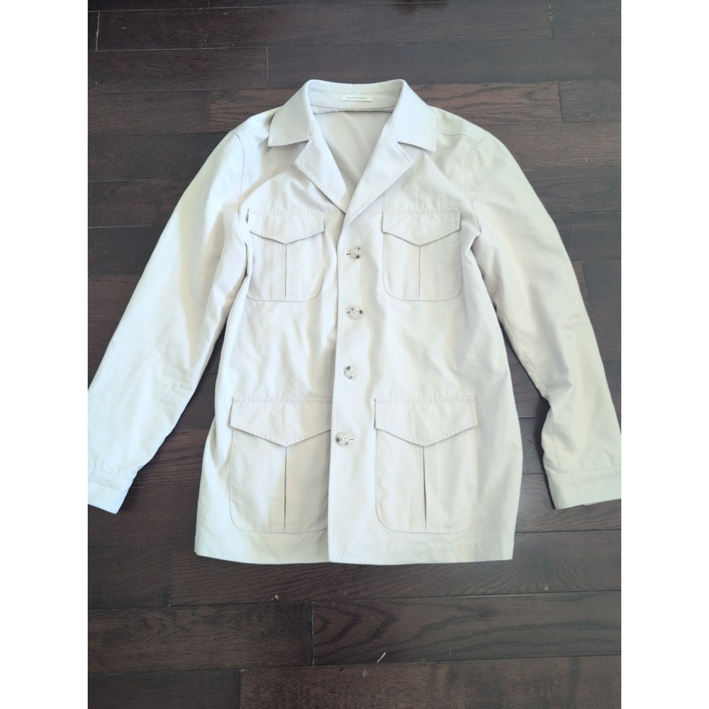 Suitsupply Sand Gibson Field Jacket 46 EU US 36 S Olmetex Safari Utility Coat